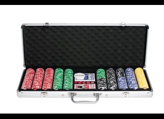 Набор для покера NUTS в ал. кейсе (500 фишек)