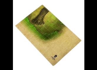 Мат игровой ламинированный, складной "Дом и лес" (36х56 см) 