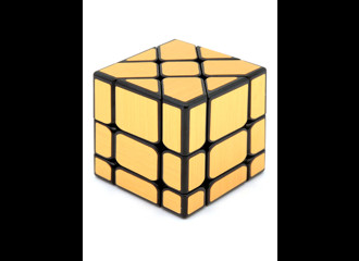 Зеркальный куб Фишер золотой
