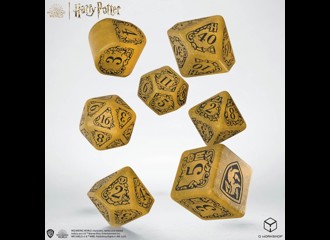 Набор кубиков Harry Potter. Hufflepuff Modern Dice Set: Yellow, 7 шт.