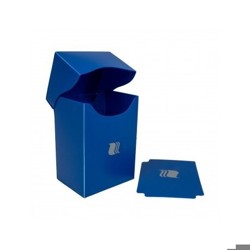 Коробочка пластиковая Blackfire вертикальная - Синяя (80+ карт)