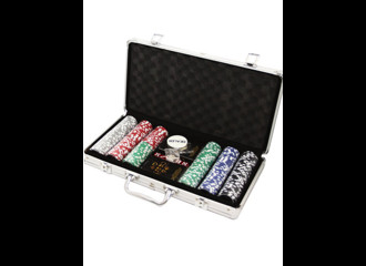 Набор для покера в ал. кейсе "Фабрика покера" (300 фишек)
