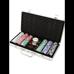 Набор для покера в ал. кейсе "Фабрика покера" (300 фишек)