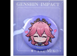 Значок Chibi Expressions Character Can Badge Yae Miko