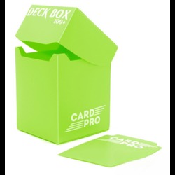 Коробочка Card-Pro (73 мм, 100+ карт) зеленая