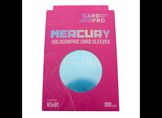Протекторы Card-Pro K-pop голографические (размер 61х91 мм) 100шт. голубые