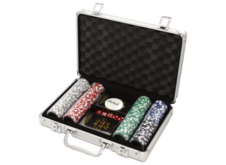 Набор для покера в ал. кейсе "Фабрика покера" (200 фишек)