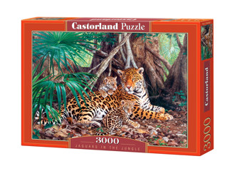 Пазл Castorland "Ягуары в джунглях" на 3000 детал.