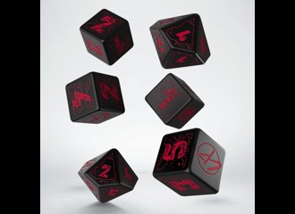 Набор кубиков Cyberpunk Red RPG Essential, 6 шт