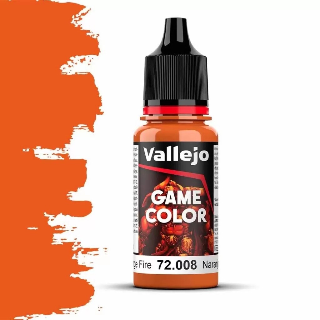 Vallejo Game Color: Orange Fire 72.008