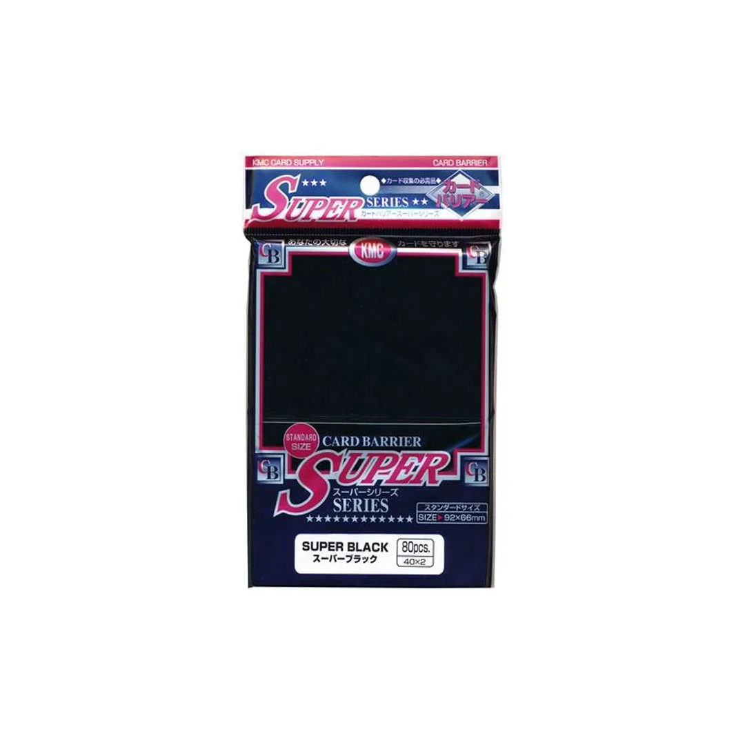 Протекторы KMC Super (размер 66х92 мм) 80 шт.: Black