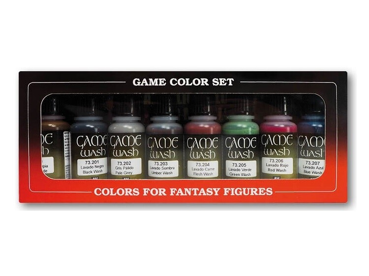 Vallejo Game Color: Washes 73.998 (8 шт)
