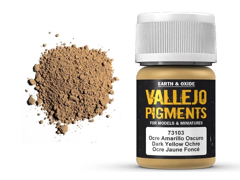 Vallejo Pigments: Dark Yellow Ochre 73.103 (35 мл)