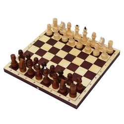 Шахматы турнирные парафинированные с темной доской