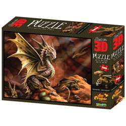 Пазл Super 3D «Пустынный дракон», 500 детал.
