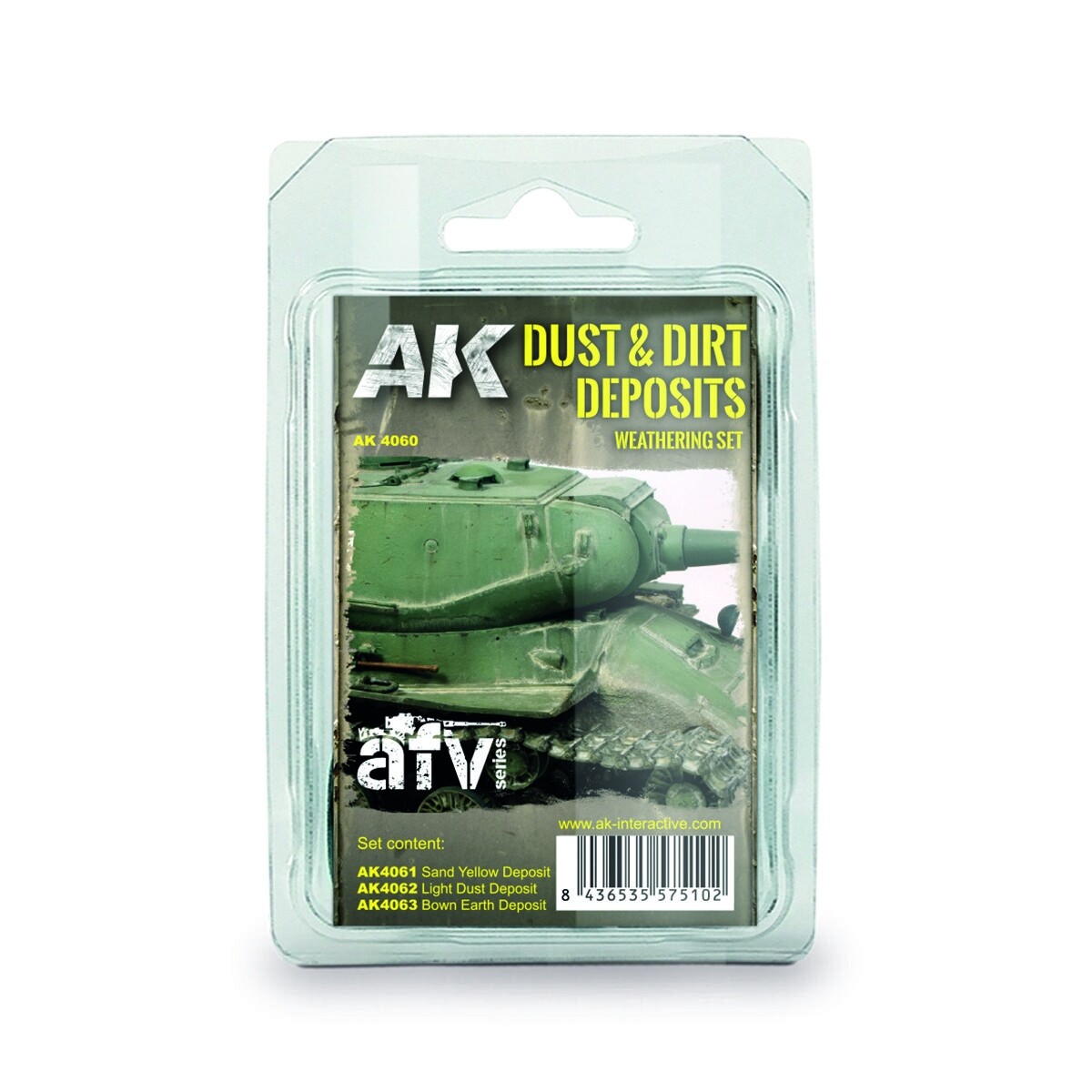 AK Dust And Dirt Deposits Weathering Set AK4060