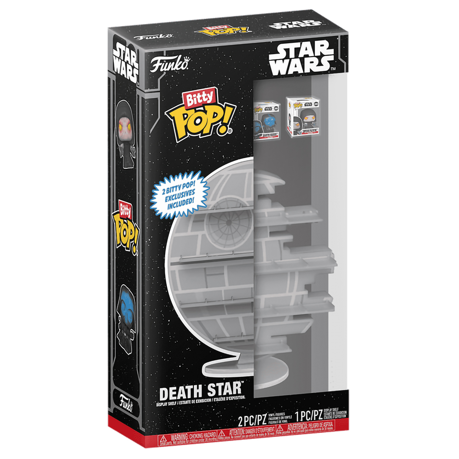 Фигурка Funko Bitty POP!  Display Star Wars Death Star +2 Bitty POP! Emperor Palpatine, Darth Vader 