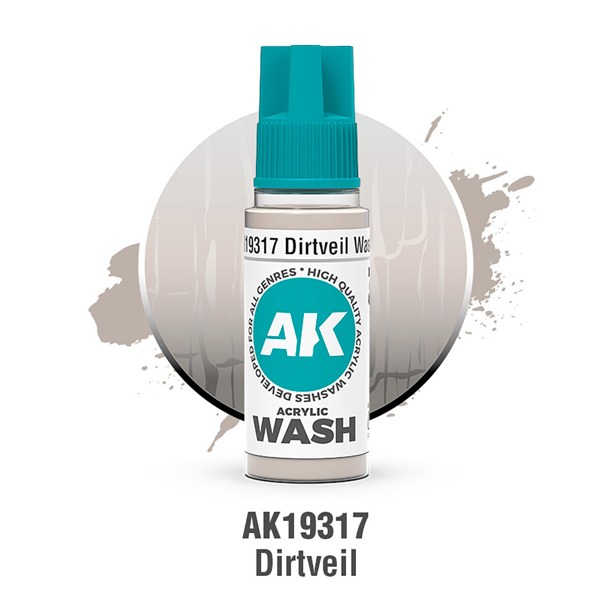 AK Acrylic Washes: Dirtveil AK19317