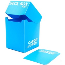 Коробочка Card-Pro (73 мм, 100+ карт) голубая