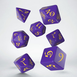 Набор кубиков Classic RPG Purple & yellow Dice Set (7)