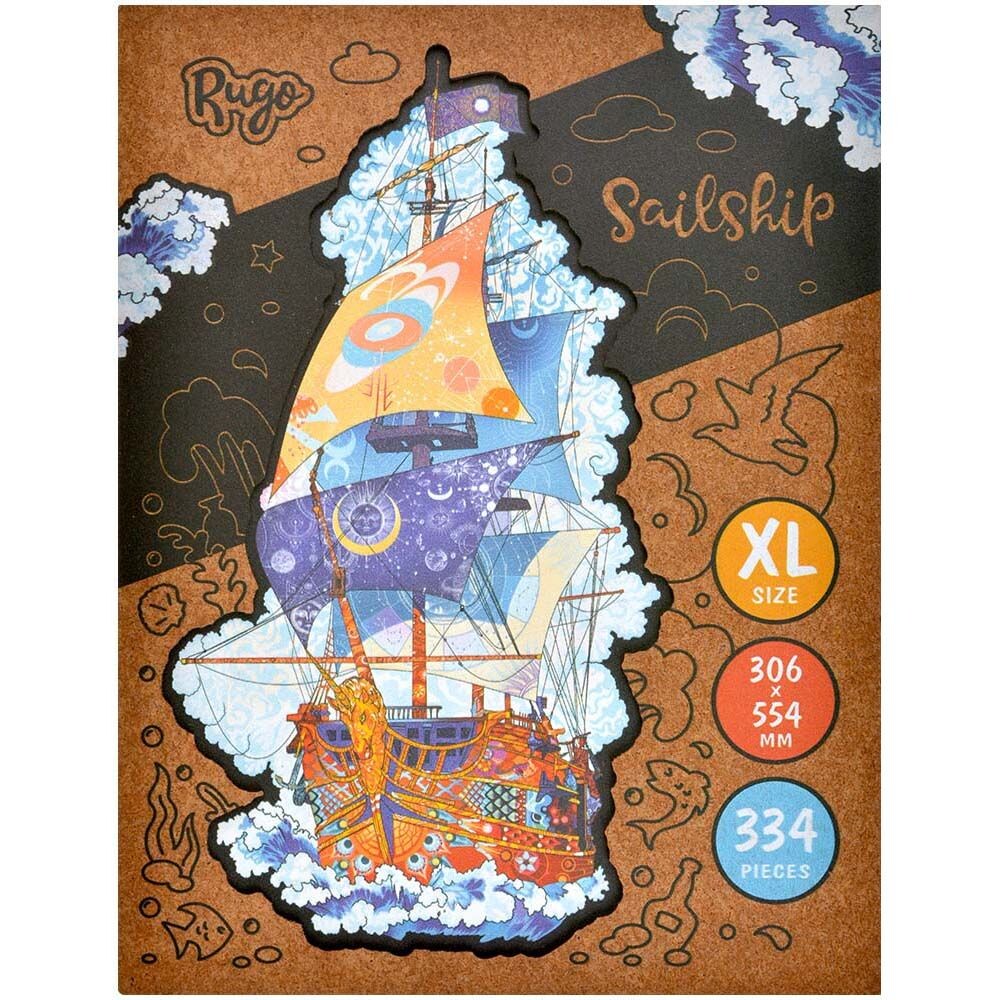 Пазл Rugo деревянный Корабль XL 334 детали