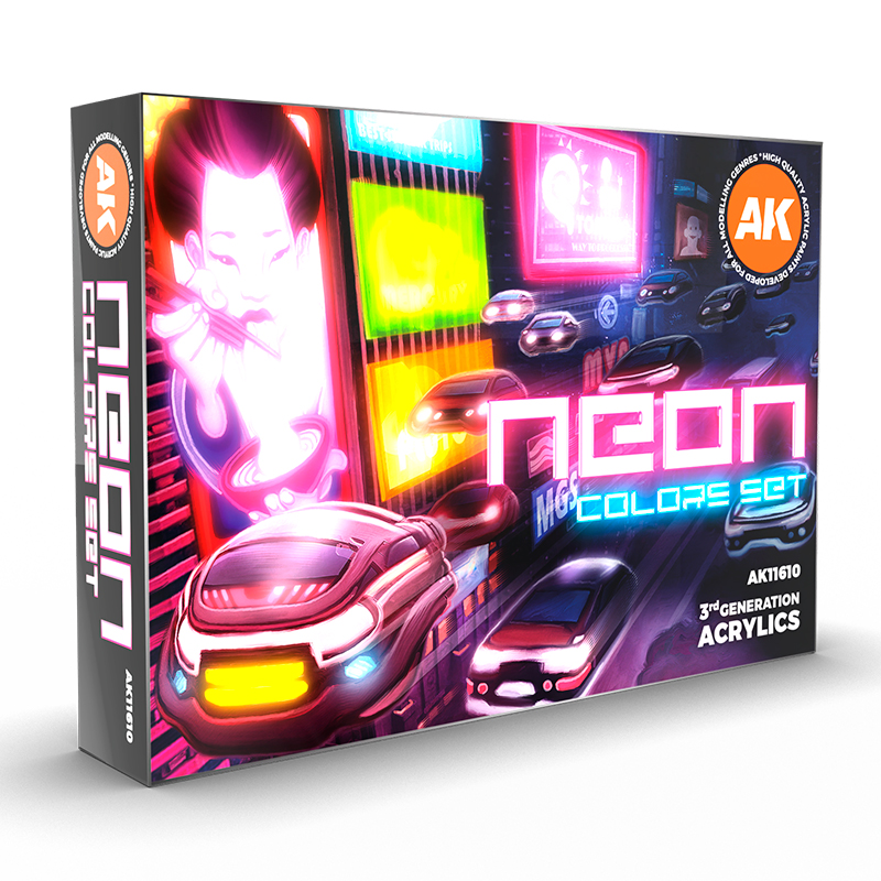 AK: NEON COLORS SET AK11610 (6 шт)
