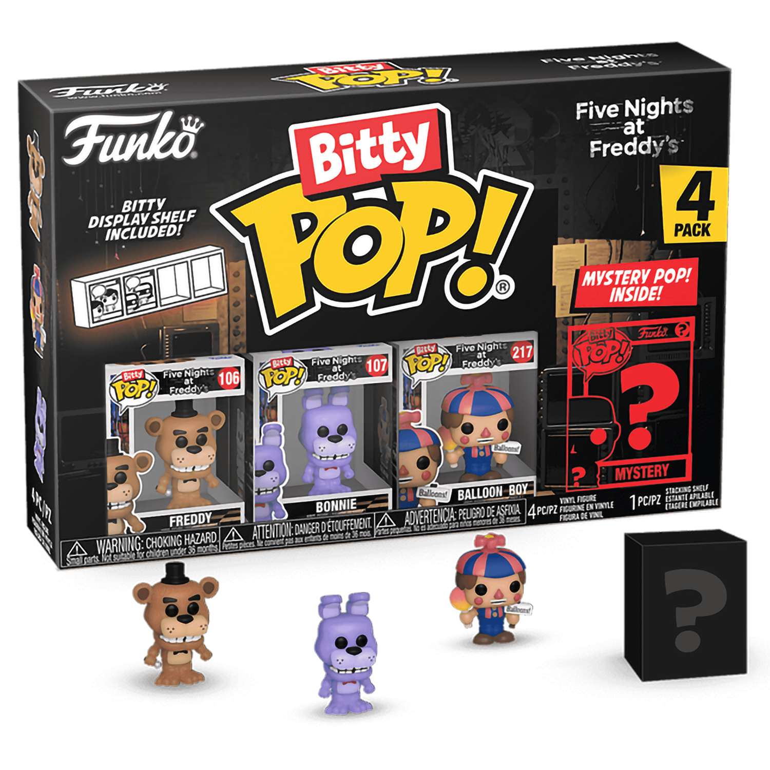 Фигурка Funko Bitty POP! FNAF Freddy+Bonnie+Balloon Boy+Mystery