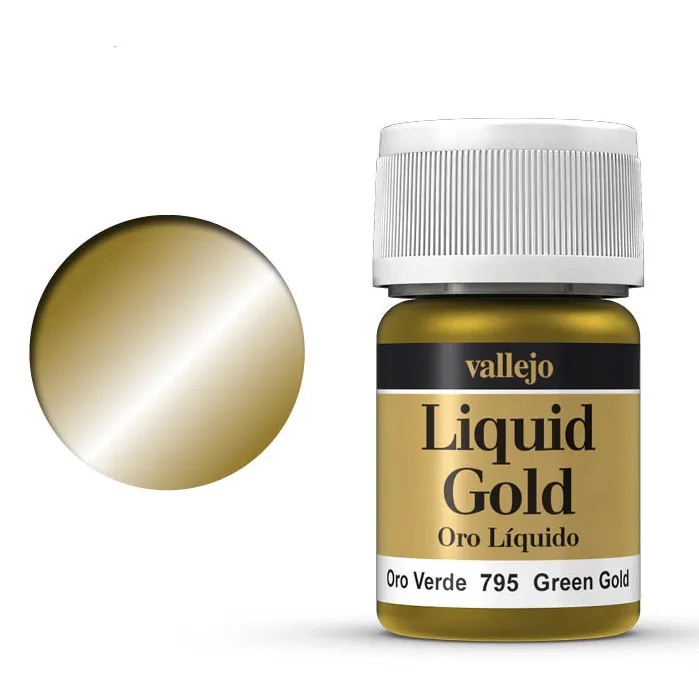 Vallejo Liquid Gold: Green Gold 70.795 (35 мл)