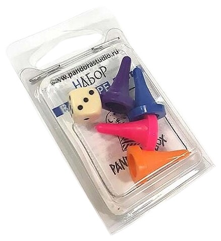 Набор фишки и кубик "Простой" в асс.