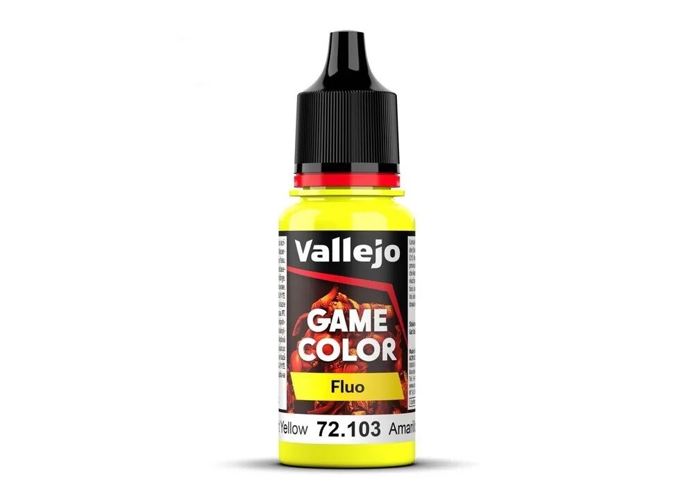 Vallejo Game Color: Fluorescent Yellow 72.103