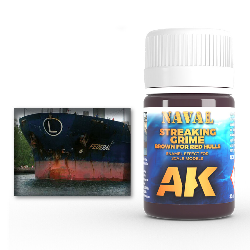 AK EFFECTS: Brown Streaking Grime For Red Hulls AK304