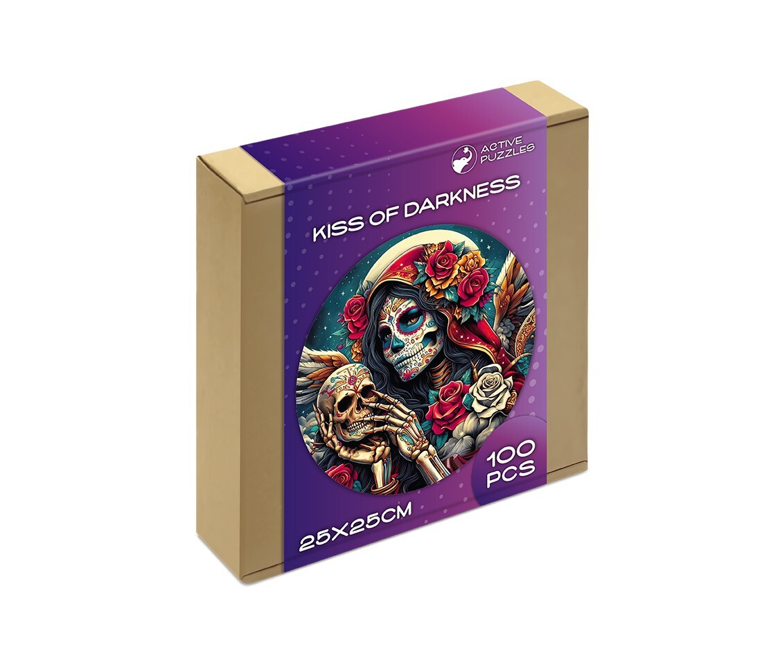 Пазл Active Puzzles деревянный "Поцелуй тьмы" 100 дет.