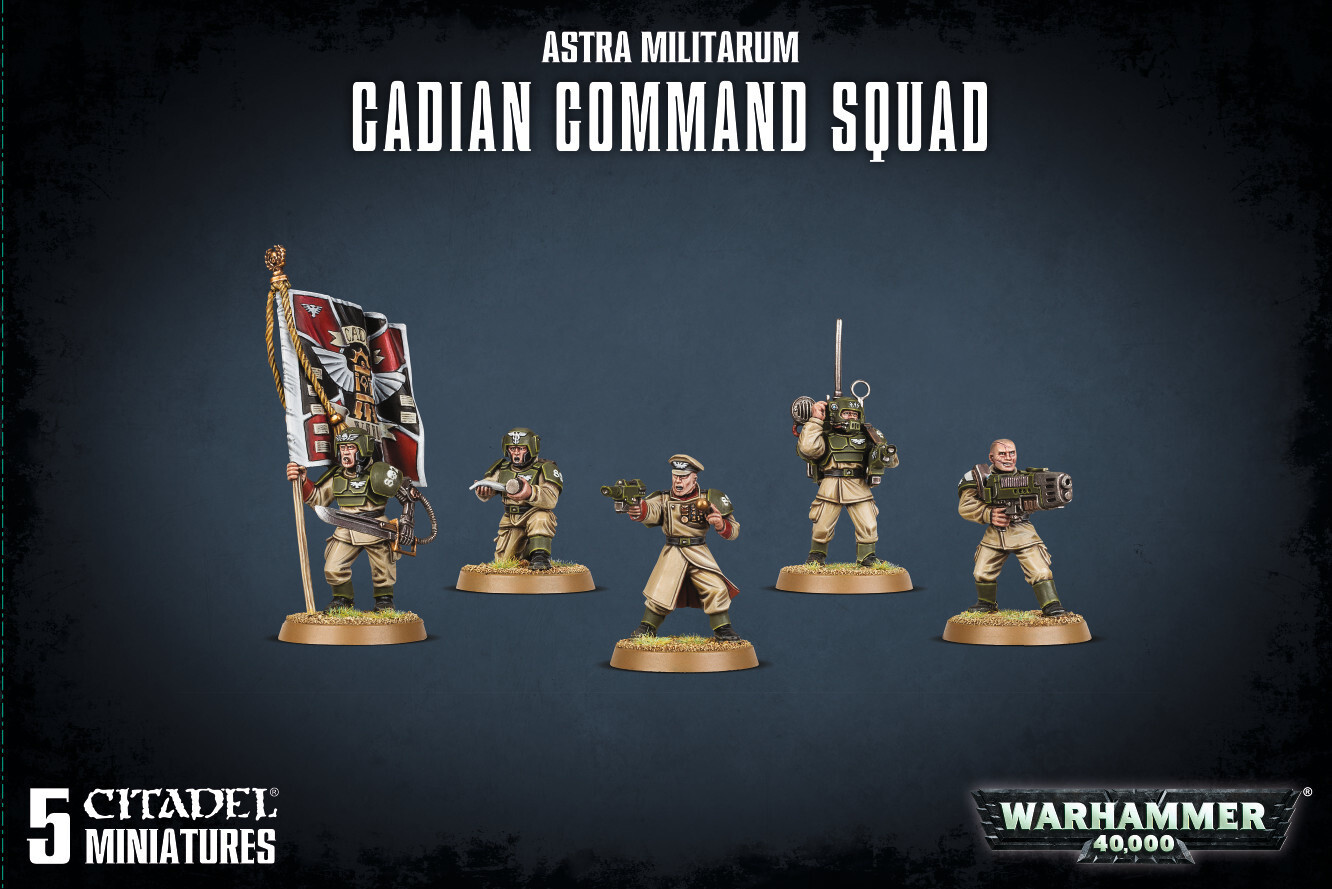 WH40K: Astra Militarum Cadian Command Squad