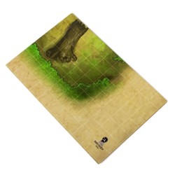 Мат игровой ламинированный, складной "Дом и лес" (36х56 см) 