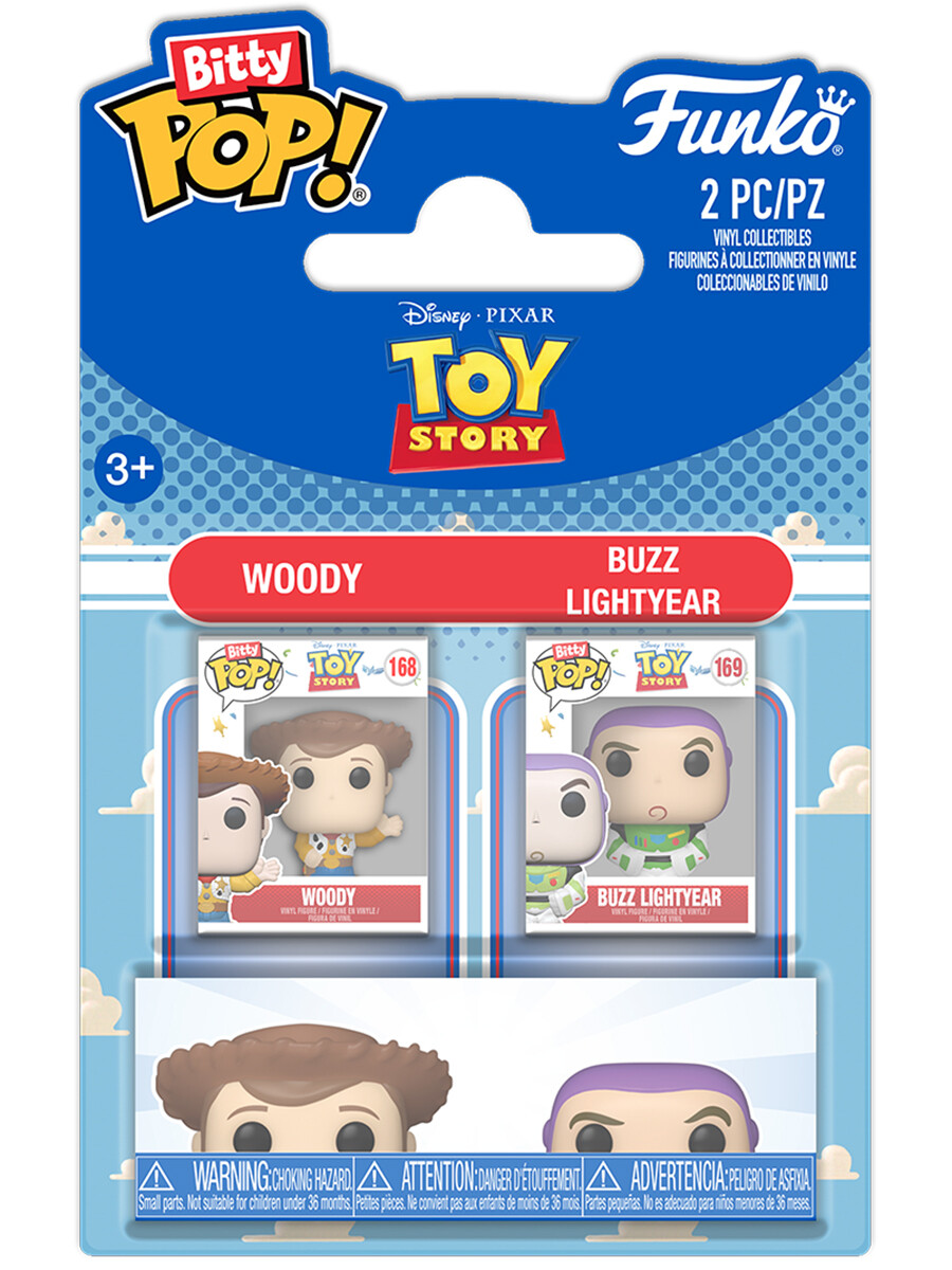 Фигурка Funko Bitty POP! Toy Story Woody & Buzz Lightyear