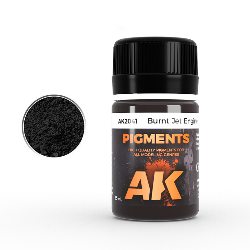 AK Interactive Pigments BURNT JET ENGINE AK2041 35 мл