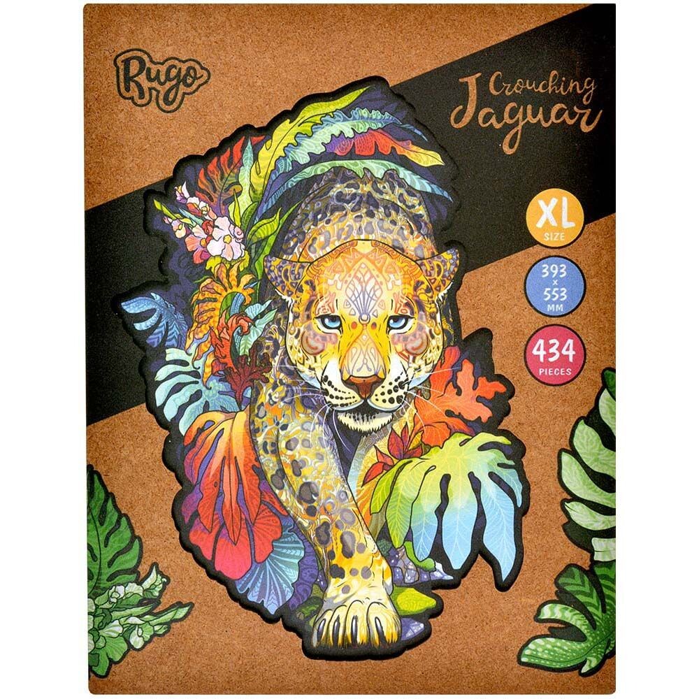 Пазл Rugo деревянный Ягуар XL 434 детали