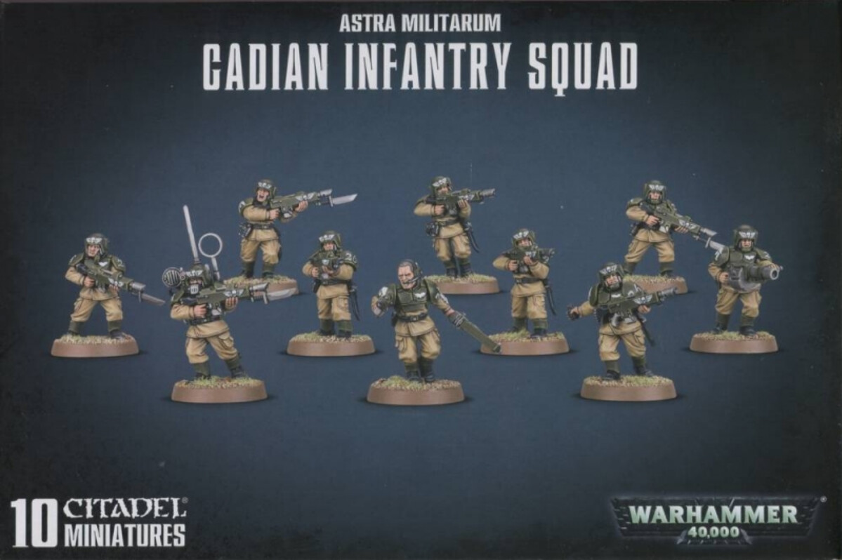 WH40K: Astra Militarum Cadian Infantry Squad