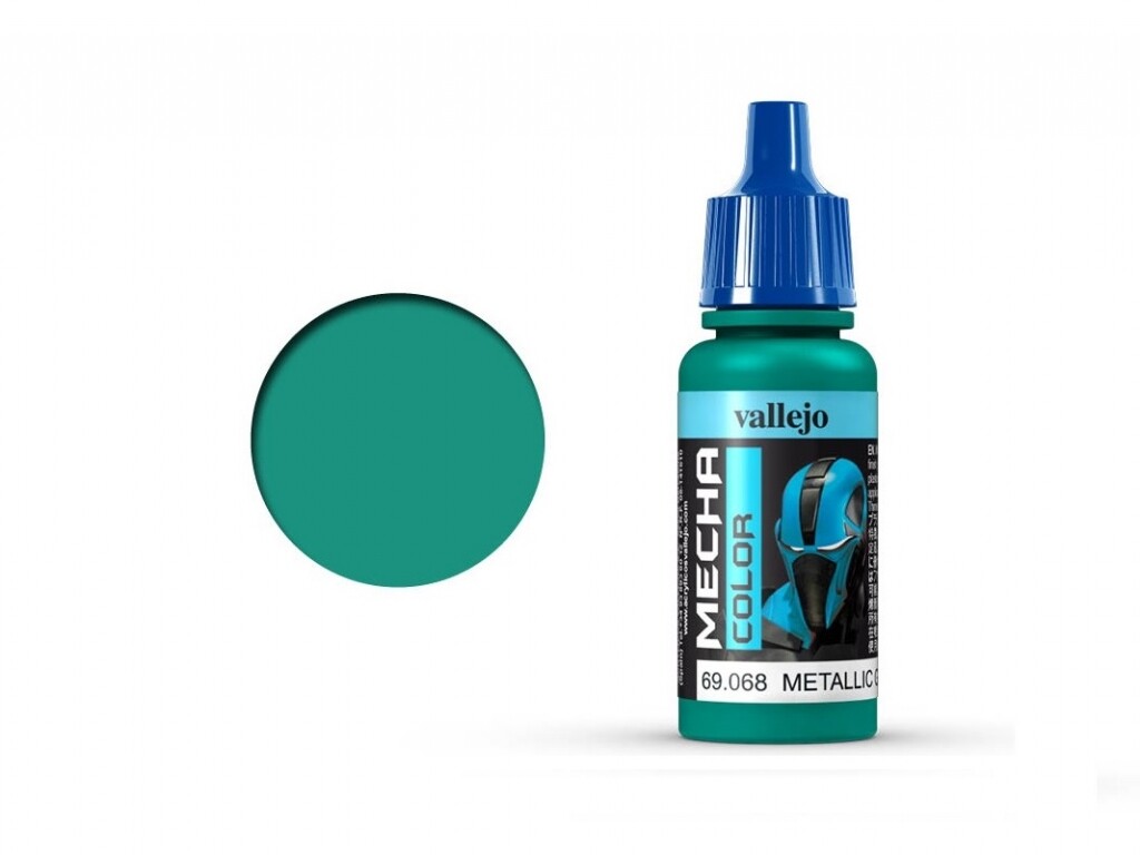 Vallejo Mecha Color: Metallic Green 69.068