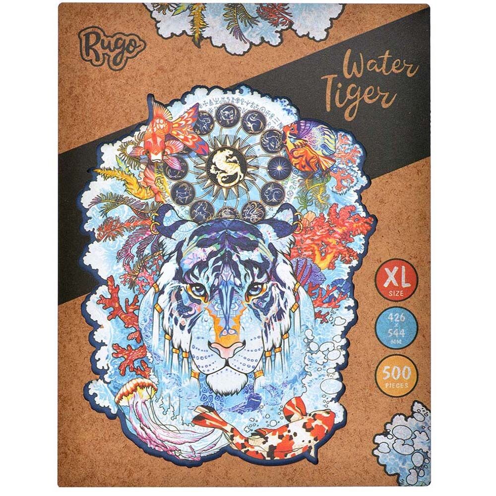 Пазл Rugo деревянный Водяной Тигр XL 500 деталей