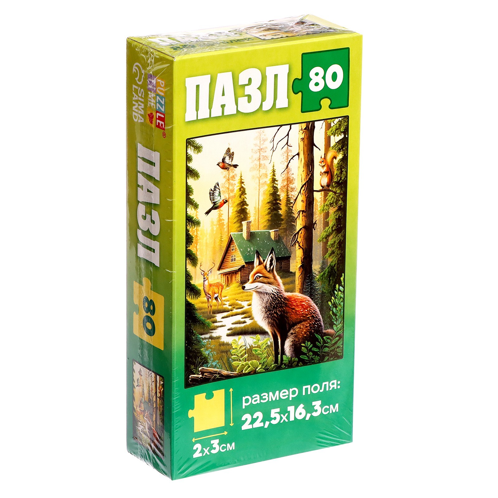 Пазл Puzzle Time "Лесные животные" 80 детал.