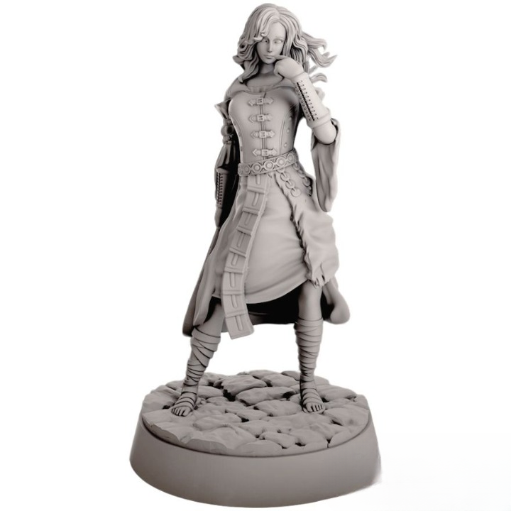 Миниатюра "Человек - бард (жен.)"