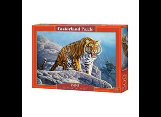 Пазл Castorland "Тигр на скалах" 500 детал.