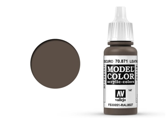 Vallejo Model Color: Leather Brown 70.871