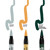 AK SET 3 REAL COLORS MARKERS WWII AXIS AIRCRAFT SQUIGGLE RCM111
