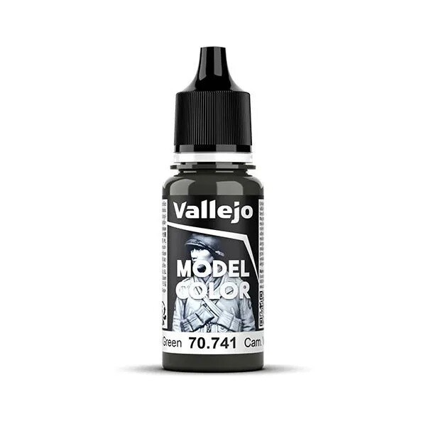 Vallejo Model Color: Camouflage Black Green 70.741