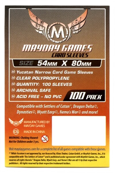 Протекторы Mayday (размер 54х80 мм) 100 шт., стандарт: прозрачные