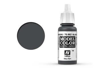 Vallejo Model Color: Black Grey 70.862