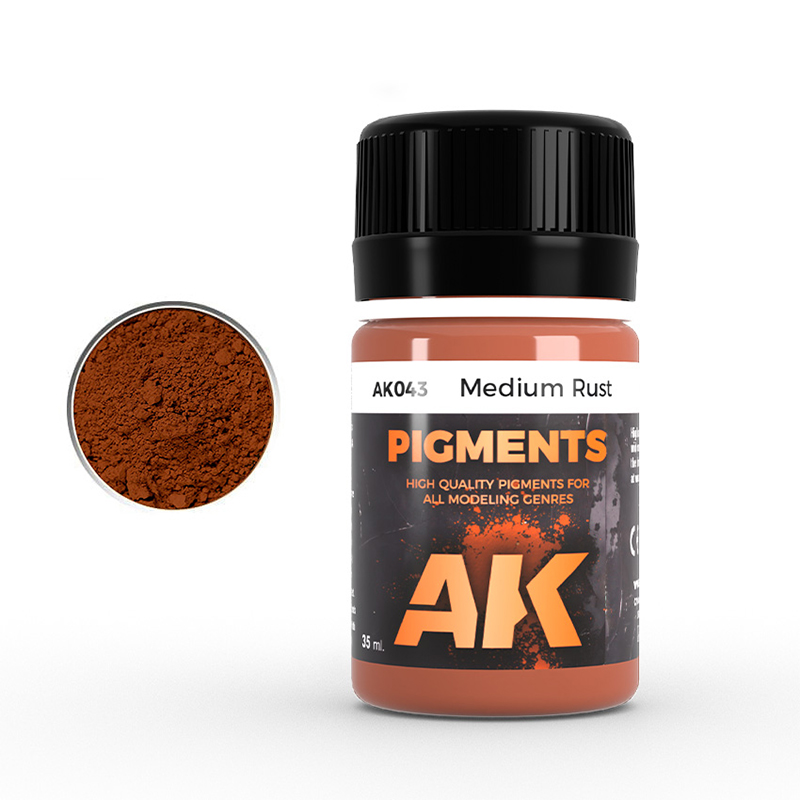AK Interactive Pigments MEDIUM RUST AK043 35 мл