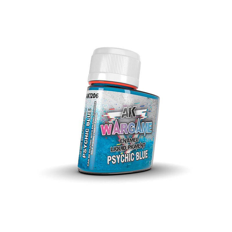 AK WARGAME LIQUID PIGMENT Psychic Blue AK1206 35ml